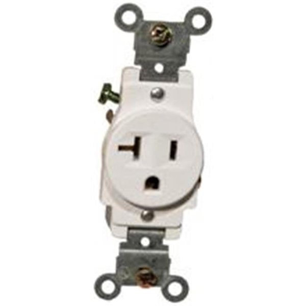 Doomsday Industrial Grade Single Receptacle White 20A-125V DO381343